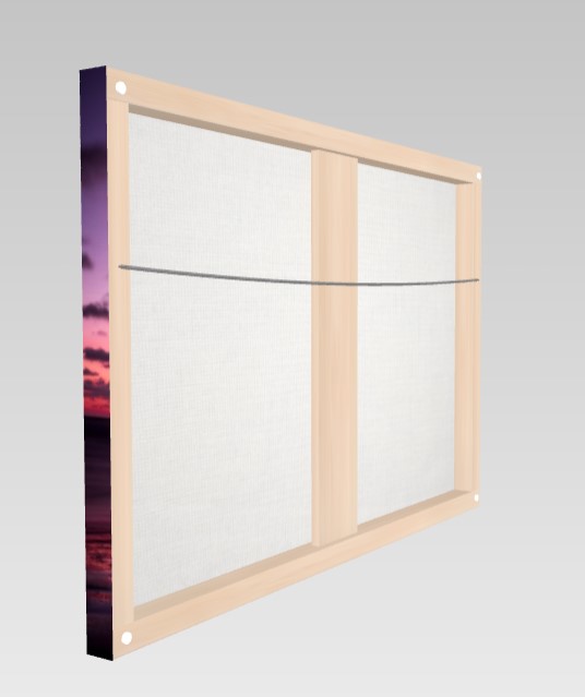 impression sur toile dos