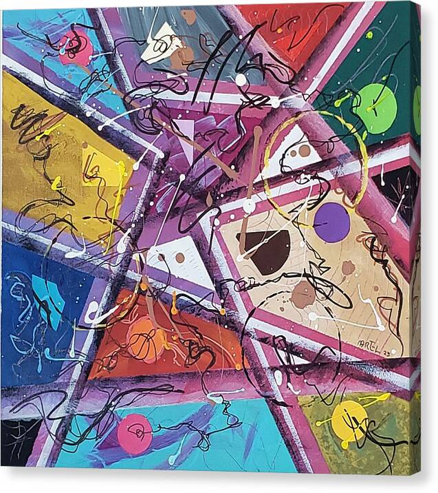 Graffitum - Impression toile sur cadre de bois