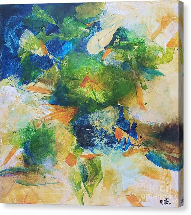Incursion marine - Impression toile sur cadre de bois