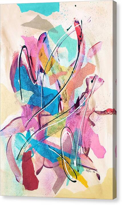 Trajectorus IV - Impression Toile sur Cadre de bois