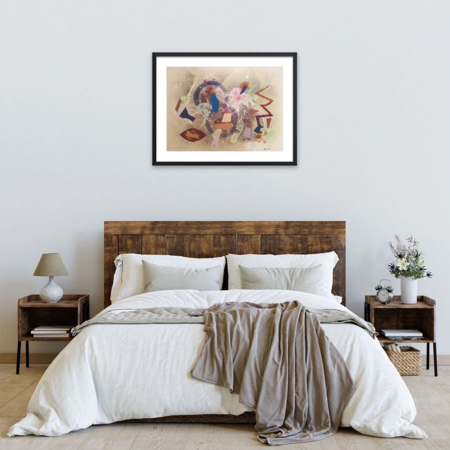 Il y a très longtemps ... Dessin sur papier 21 x 30 po. techniques