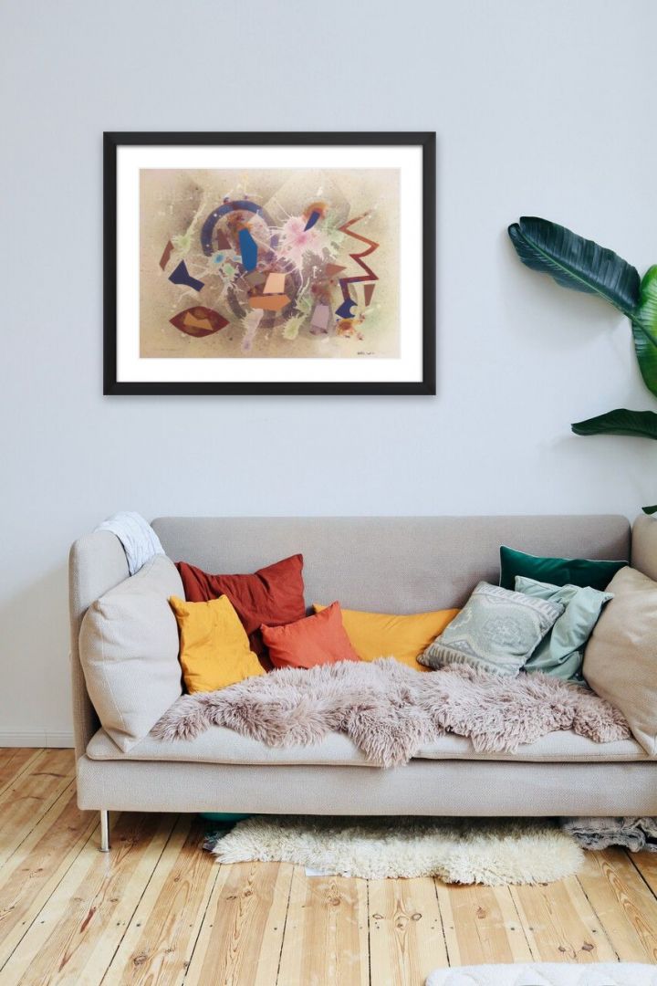 Il y a très longtemps ... Dessin sur papier 21 x 30 po. techniques 