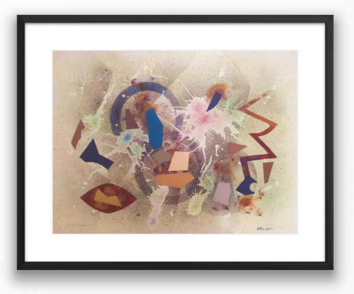 Il y a très longtemps ... Dessin sur papier 21 x 30 po. techniques