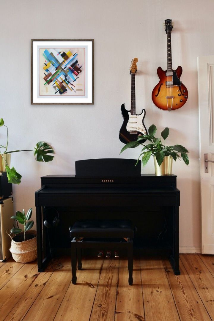 Levitatis - Acrylique sur toile 14 x 14 po.